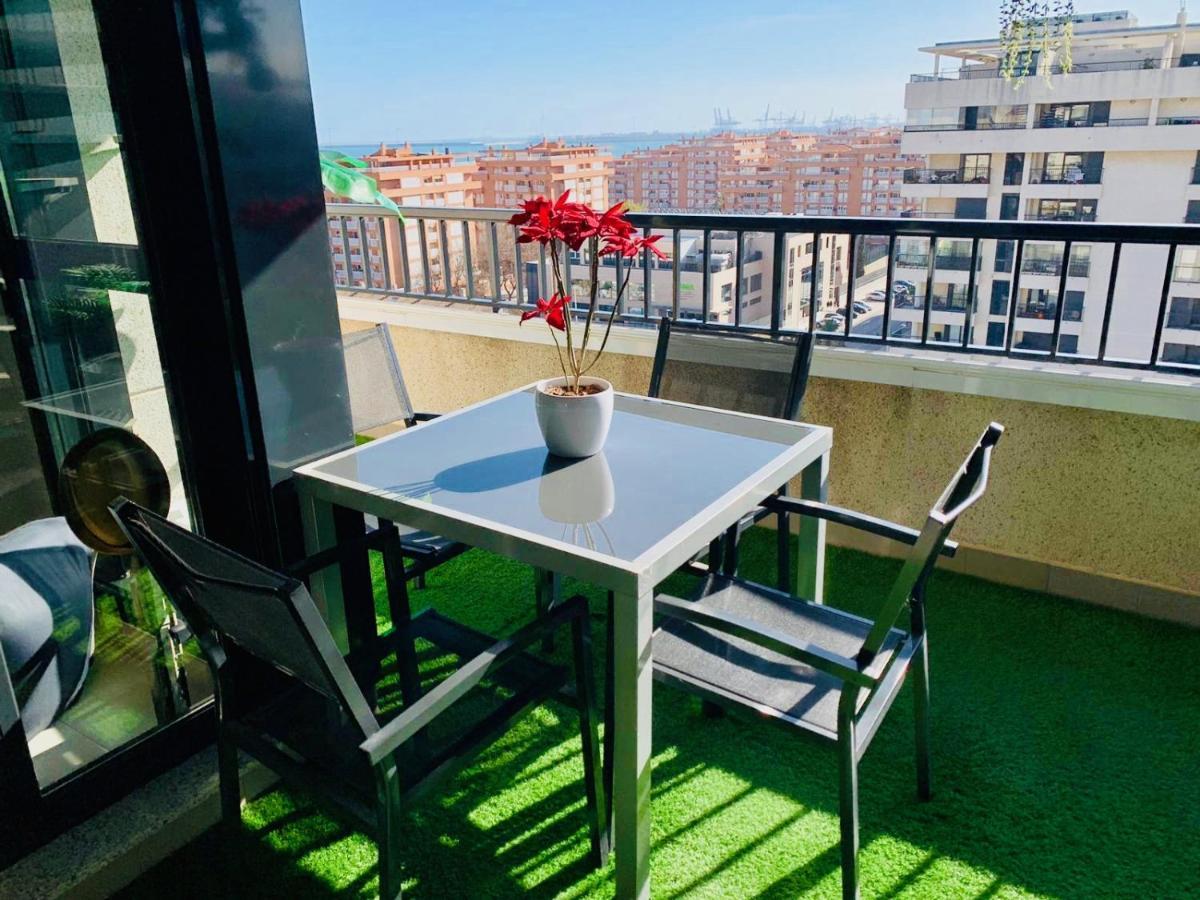 דירות ולנסיה Non Stress Atico Duplex Con Vistas Al Mar מראה חיצוני תמונה