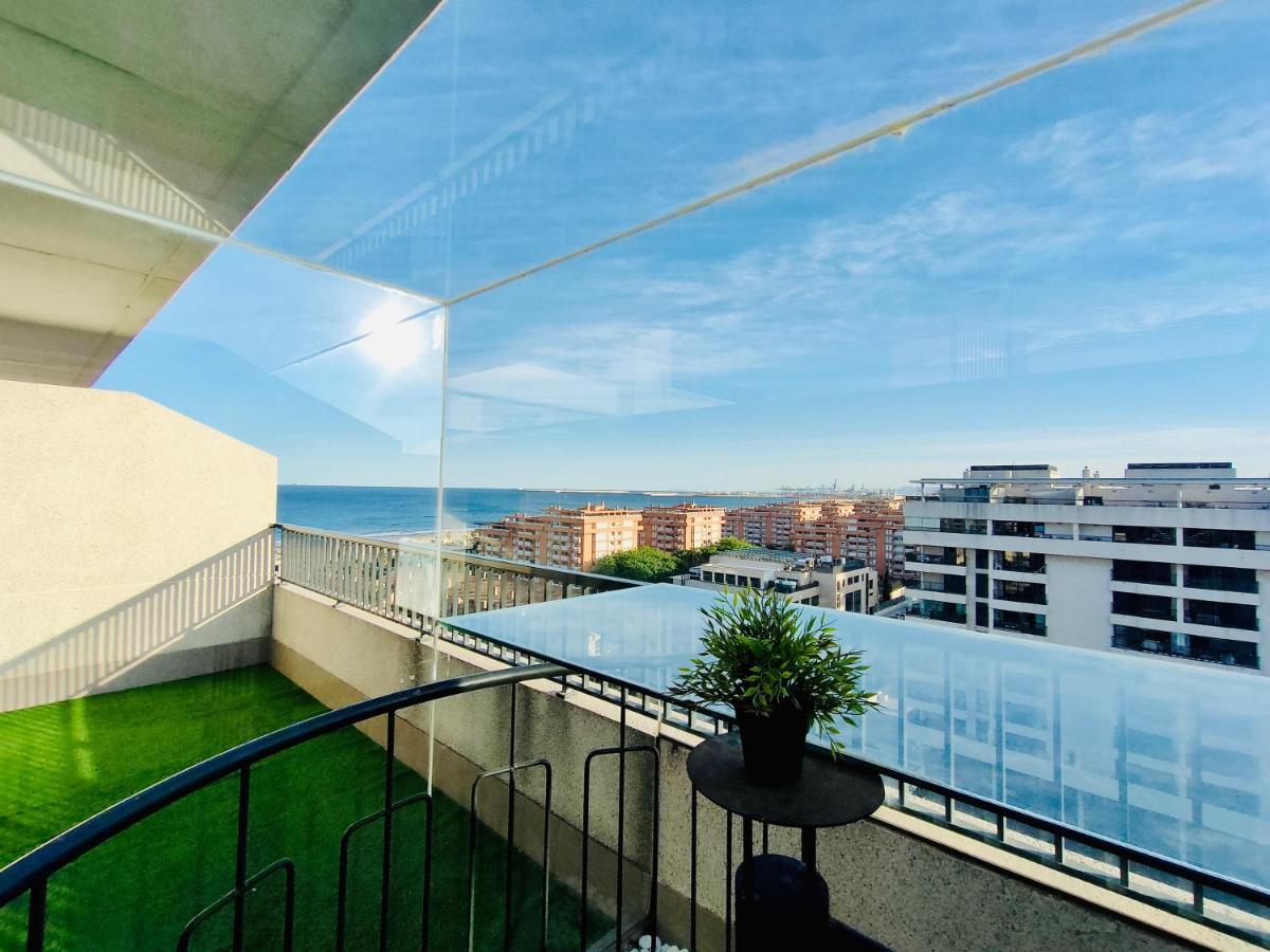 דירות ולנסיה Non Stress Atico Duplex Con Vistas Al Mar מראה חיצוני תמונה
